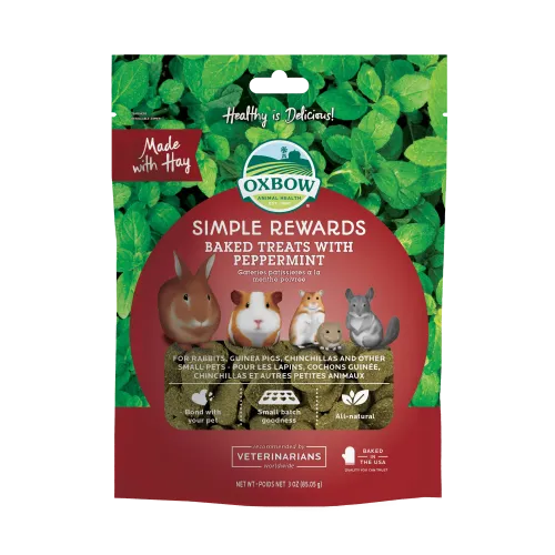 oxbow baked treats peppermint